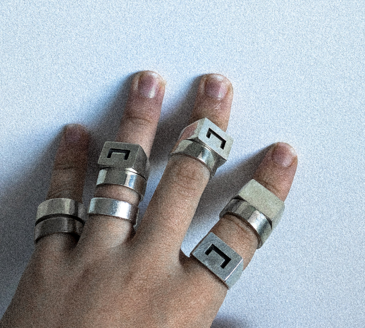 935 Silver Stacker and Bracket Knuckle combo