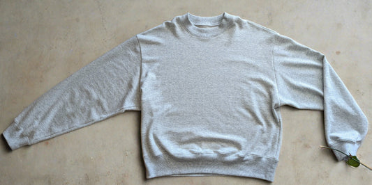 Heavyweight Grey Marle Sweatshirt