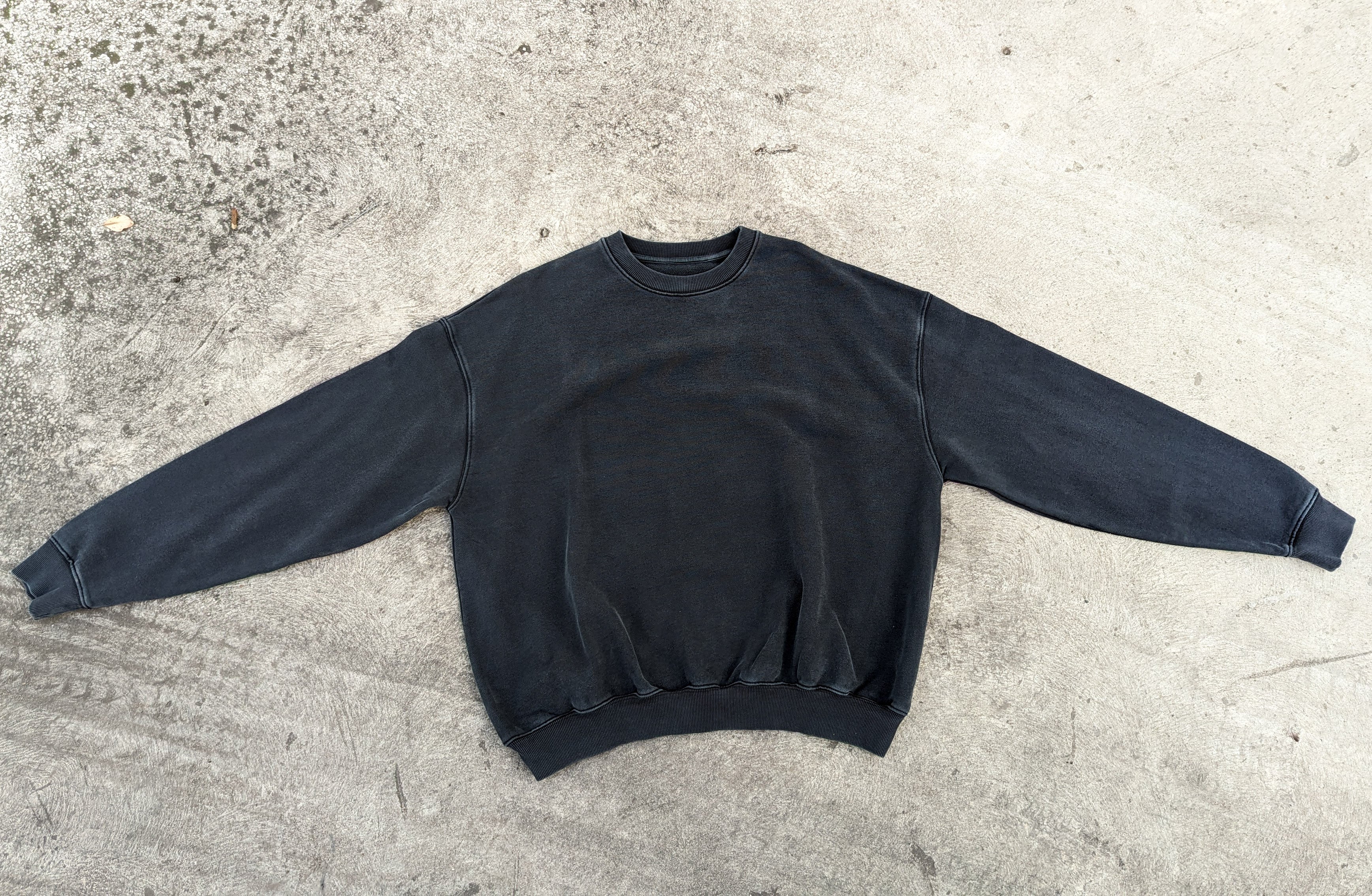 Vintage Wash Heavyweight Sweatshirt French Terry Cotton External external